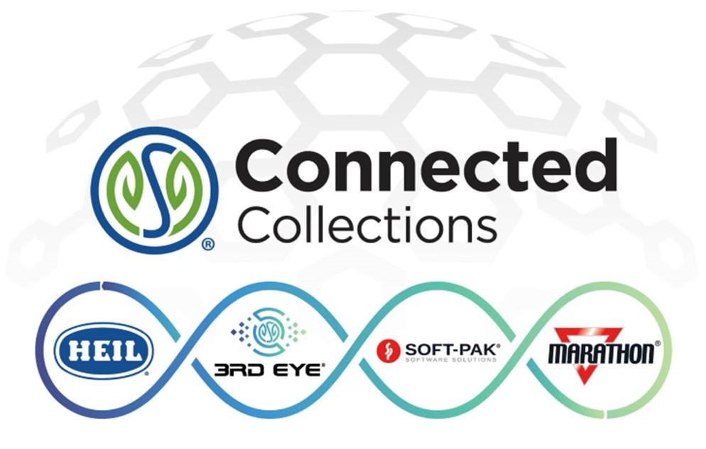 Connected Collections technology logos highlighting fleet data integration
